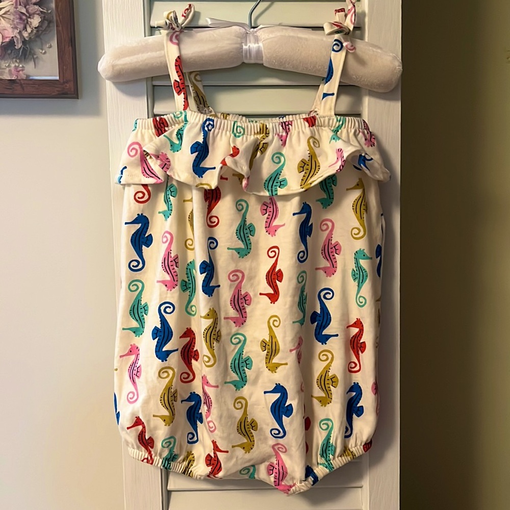 Toddler seahorse romper